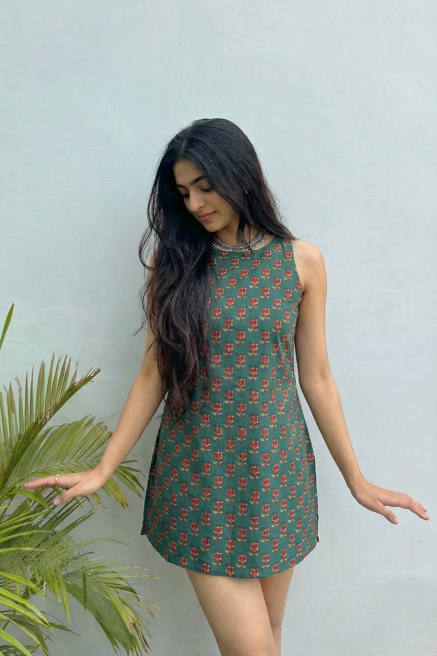 Emerald Rose Charm Dress