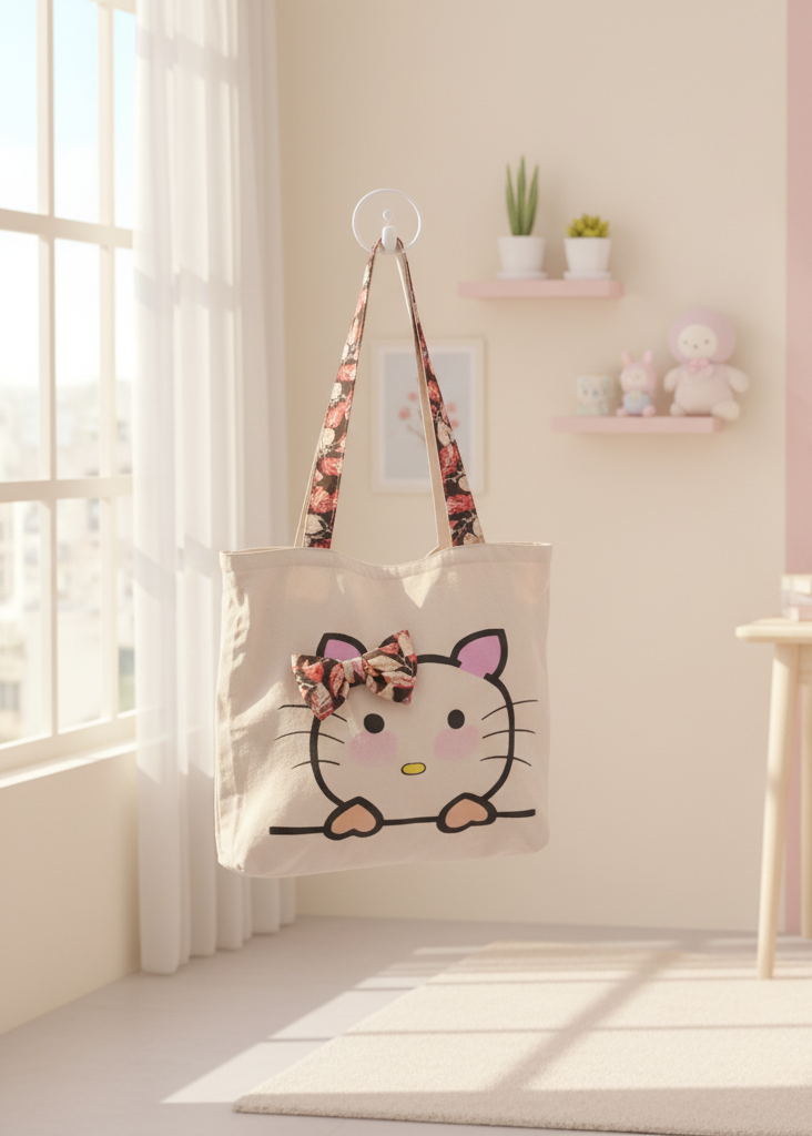 Cute &amp; Casual Tote Bag – Everyday Style with a Touch of Charm