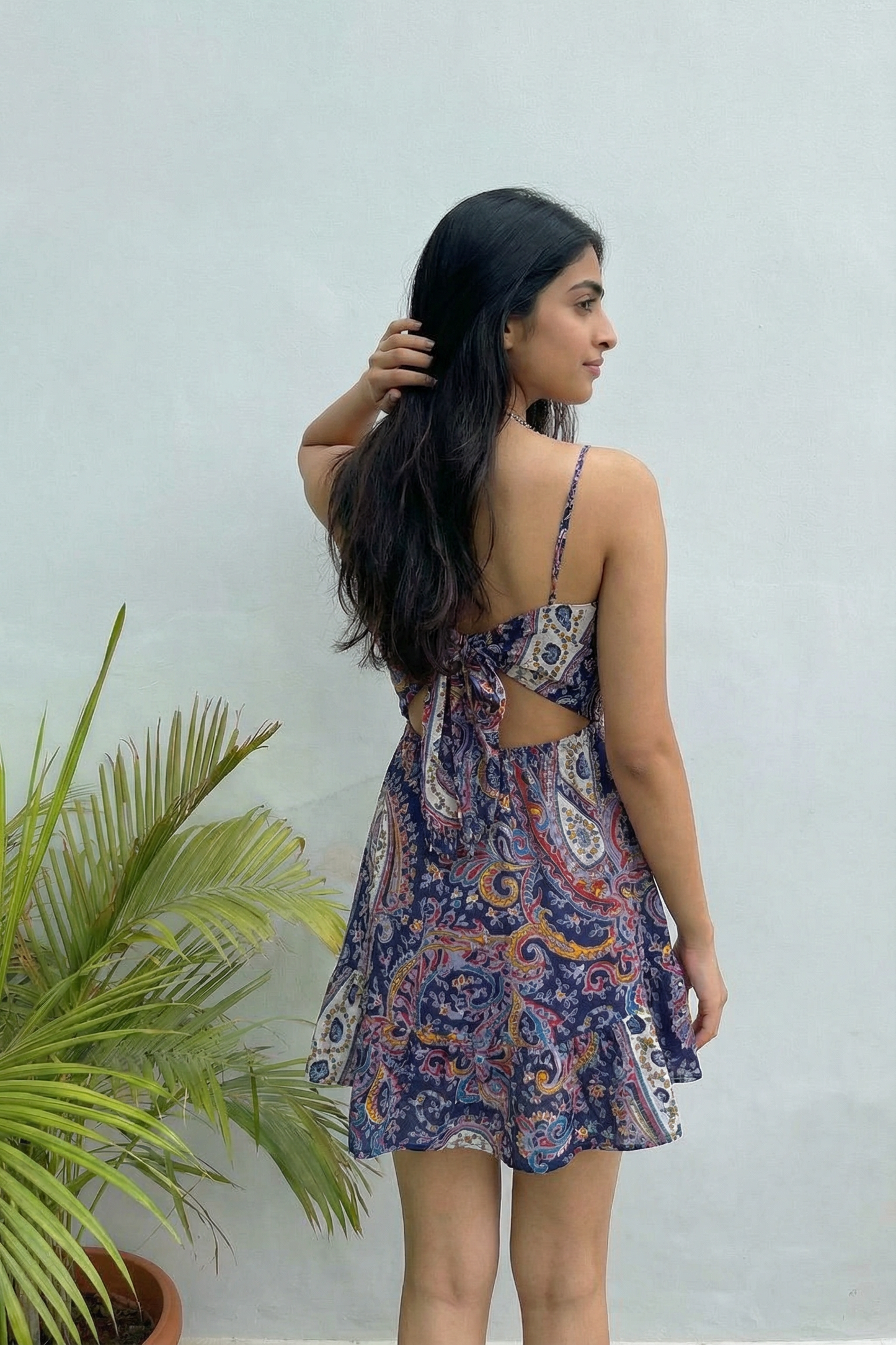 Midnight Paisley Charm Dress