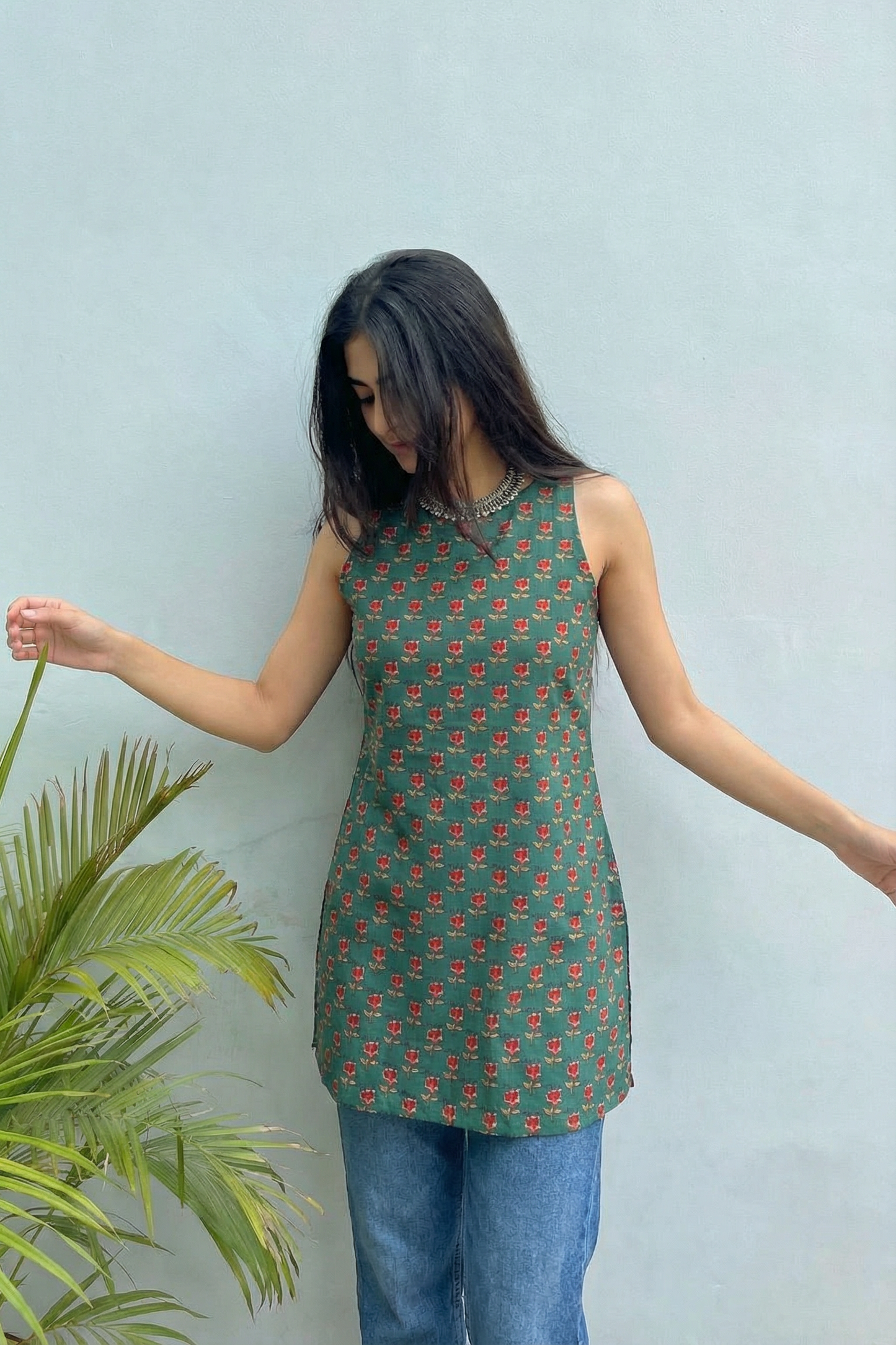 Emerald Rose Charm Dress