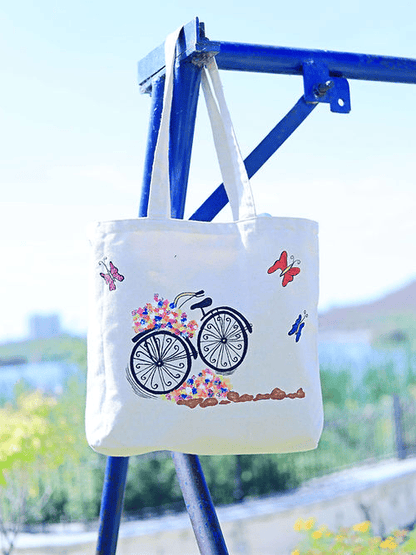 Tote Hand Bag, Handmade with Premium Canvas